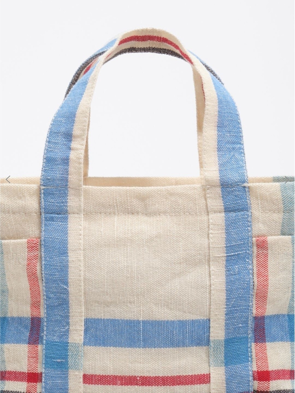 Bimba Y Lola linen mini bag Color-ECRU-NWT - Picture 3 of 16